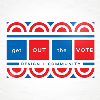 AIGA Cleveland Get out the Vote identity design