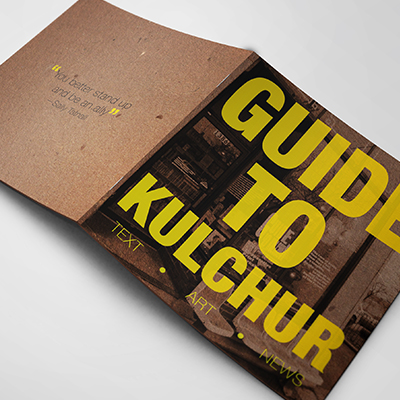 Guide to Kulchur brochure design