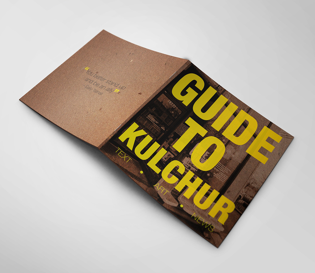 Guide to Kulchur brochure front cover