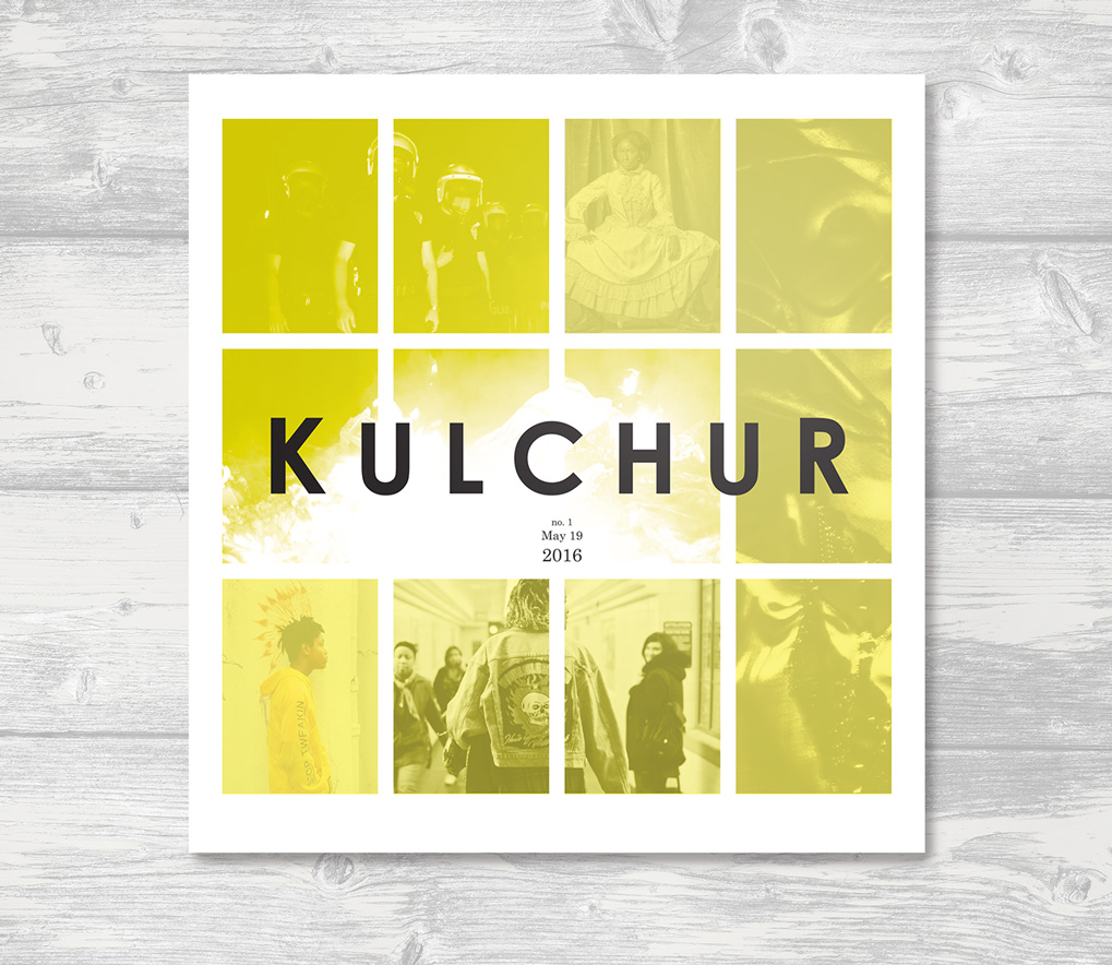 Kulchur Magazine, Issue 1 cover design