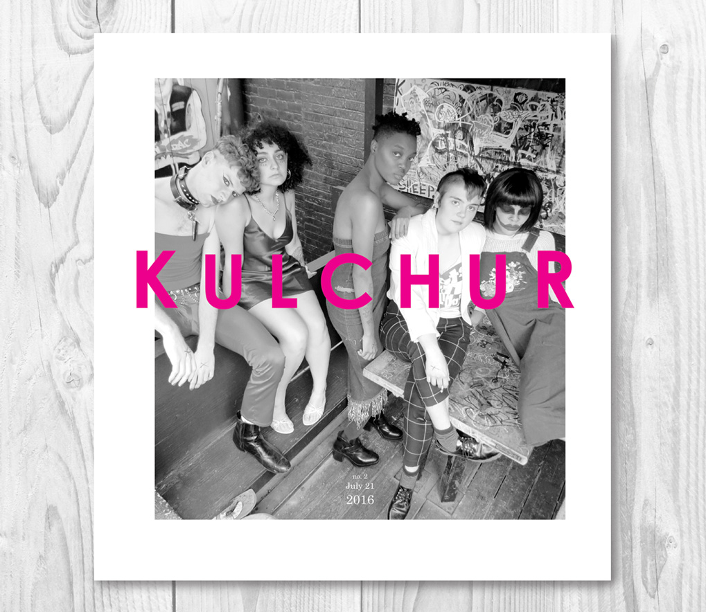 Kulchur Magazine, Issue 2 cover design